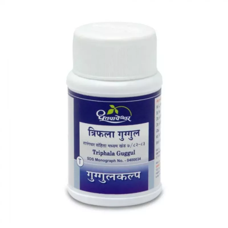Shree Dhootapapeshwar Triphala Guggul 60 Tabs | Ayurvedic Metabolic & Digestive Support