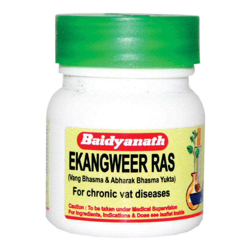 Baidyanath Ekangveer Ras 80 Tablets | Classical Ayurvedic Rasashastra Formulation