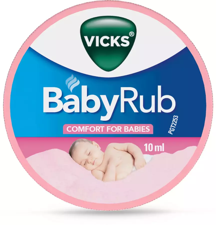 Vicks BabyRub 10 ml | Baby Chest Rub for Gentle Comfort