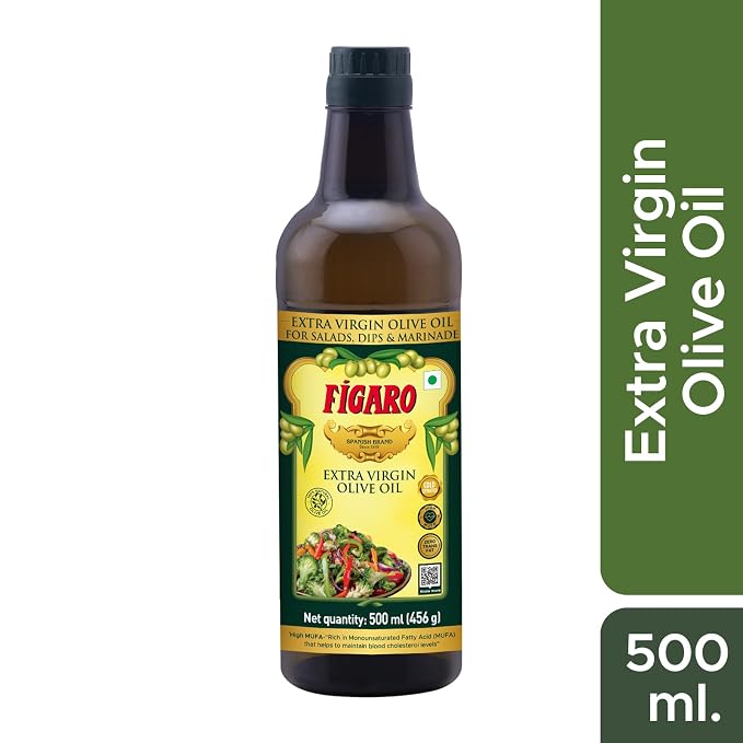 Figaro Extra Virgin Olive Oil 500 ML | 100% Natural Cold Extracted Olive Oil