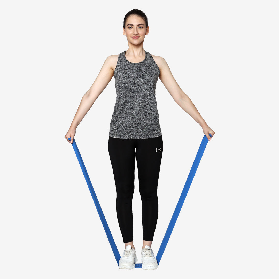Flamingo Premium Exercise Band – Extra Heavy | Blue Resistance Band for Exercise & Physiotherapy
