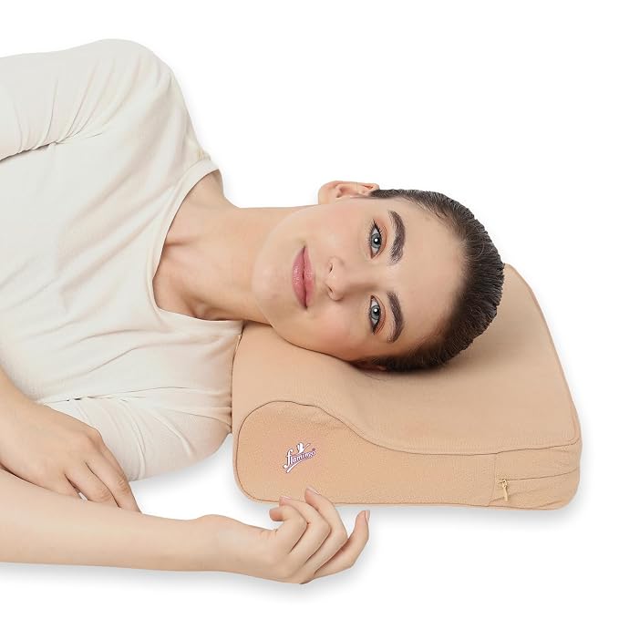 Flamingo Memory Foam Cervical Pillow | Orthopedic Neck Pillow for Cervical Pain Relief, Spine Alignment & Comfortable Sleep | Universal
