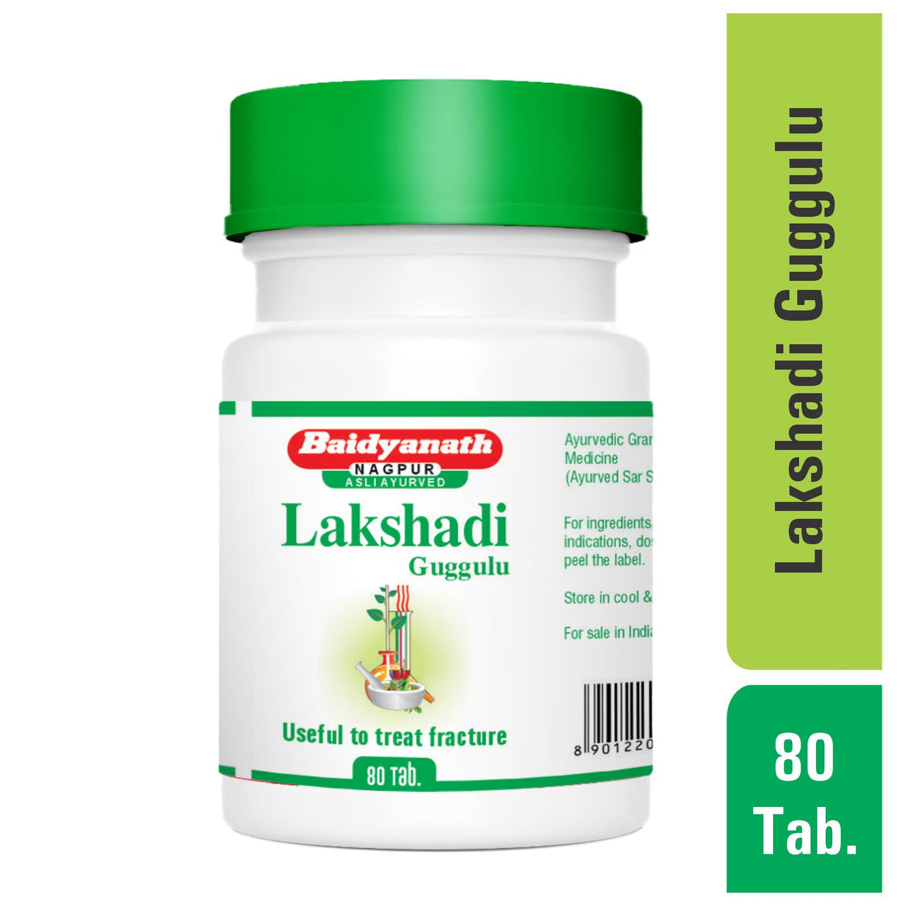 Baidyanath Lakshadi Guggulu 80 Tablets | Ayurvedic Bone, Joint & Musculoskeletal Support