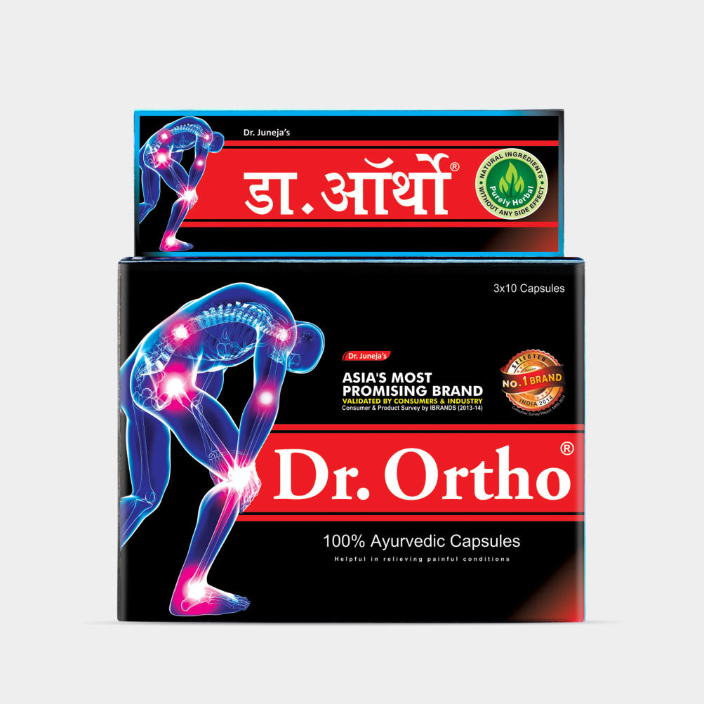 Dr. Ortho Ayurvedic Capsules 30 Caps | Herbal Joint & Muscle Pain Relief