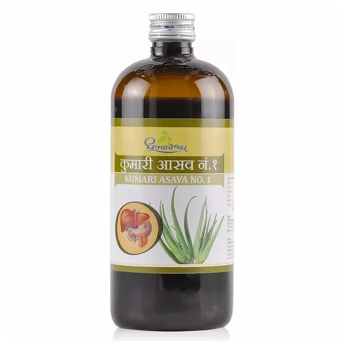 Shree Dhootapapeshwar Kumari Aasav No. 1, 450 ML | Ayurvedic Digestive & Liver Tonic