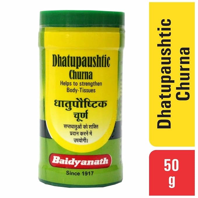 Baidyanath Asli Ayurved Dhatupaushtik Churna 50 g | Ayurvedic Strength & Vitality Support