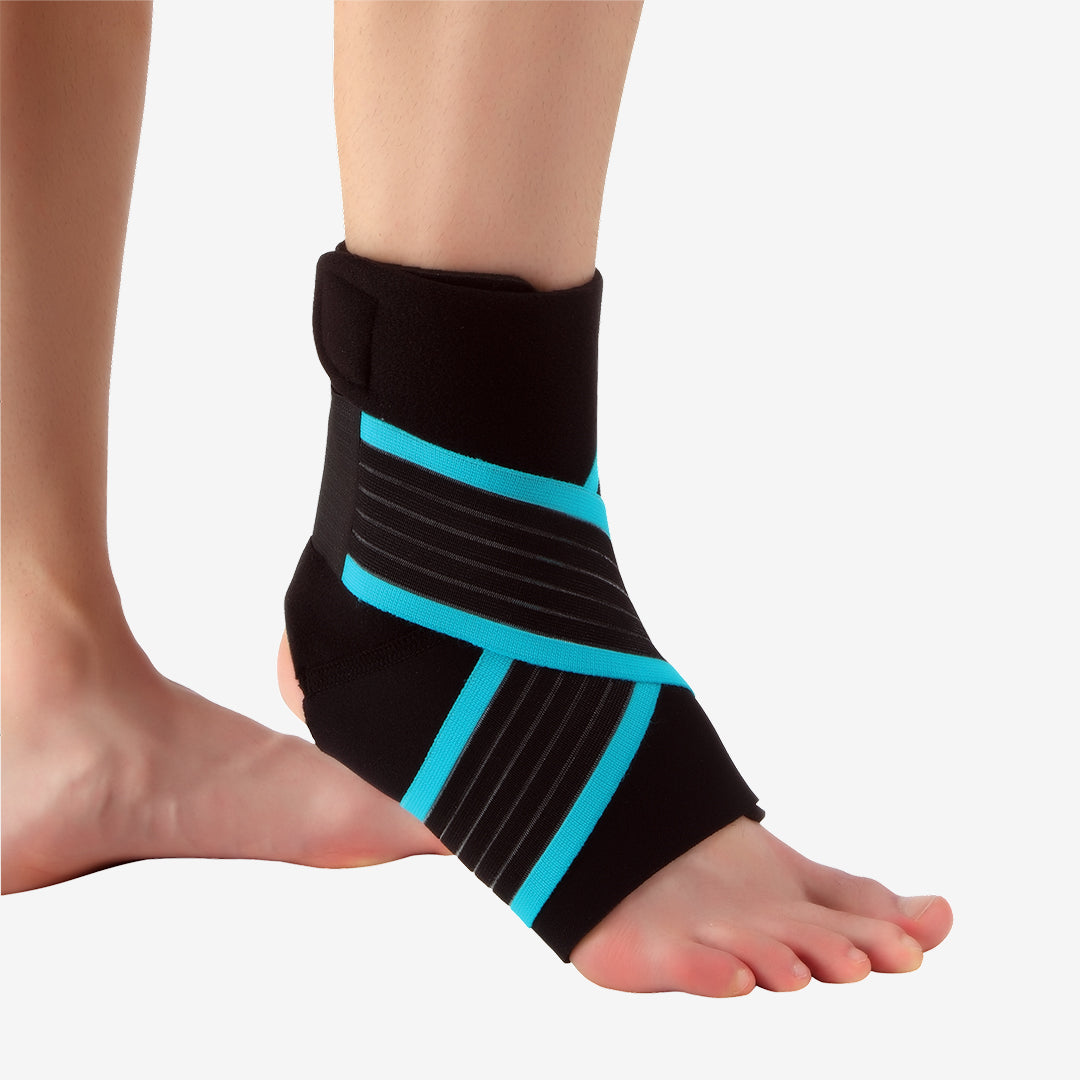Flamingo Ankle Grip (Neoprene) | Neoprene Compression Ankle Support for Sprains, Ligament Injuries, Sports, Arthritis & Pain Relief | Universal Size
