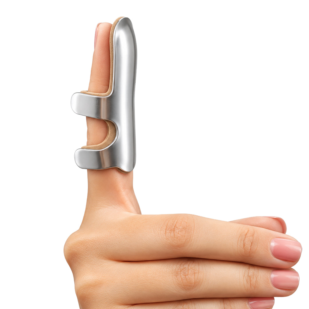 Flamingo Frog Splint Size L | Orthopedic Finger Splint for Finger Fractures, Mallet Finger, Sprains & Finger Joint Support