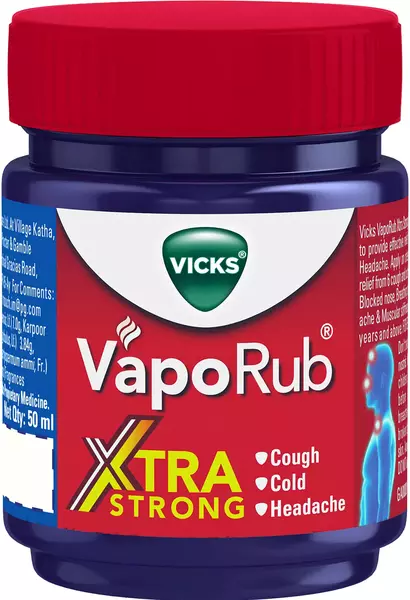 Vicks VapoRub Xtra Strong 50 ml | Extra-Strength Vapor Rub