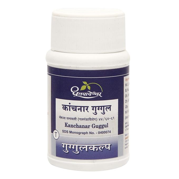 Shree Dhootapapeshwar Kanchanar Guggul 60 Tabs | Ayurvedic Glandular & Metabolic Support