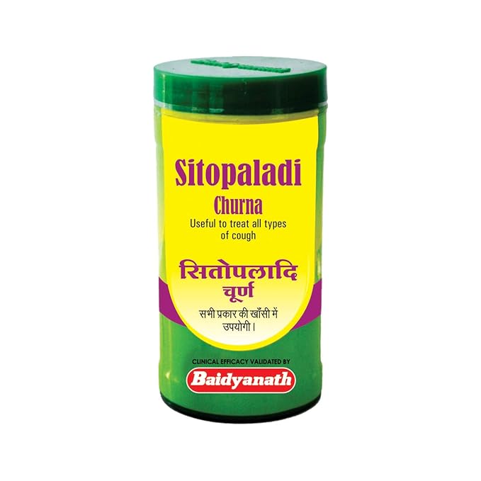 Baidyanath Asli Ayurved Sitopaladi Churna 60 g | Ayurvedic Respiratory & Cough Wellness Support