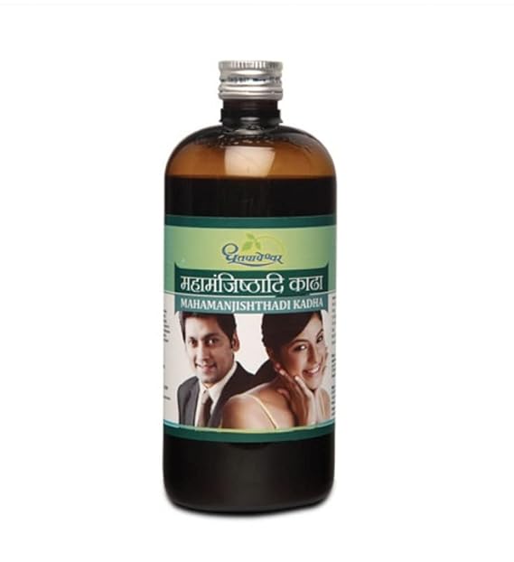 Shree Dhootapapeshwar Mahamanjishthadi Kadha 450 ML | Ayurvedic Skin & Detox Tonic