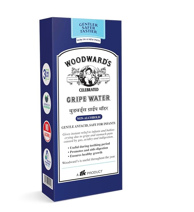 Woodward's Gripe Water 200ml | Gentle Ayurvedic Relief for Baby Gas & Colic