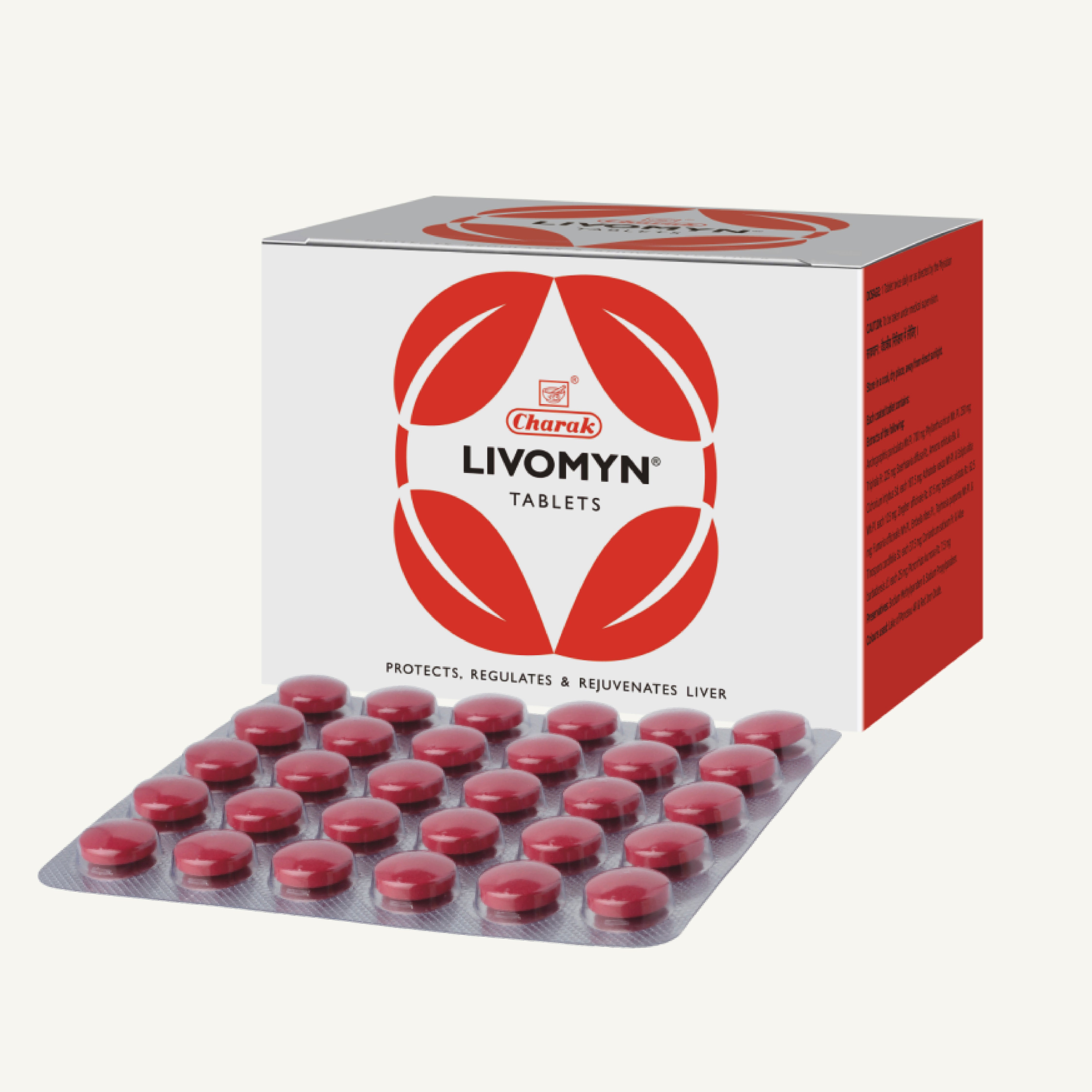 Charak Livomyn Tablet 30 Tabs | Ayurvedic Liver Support Formula