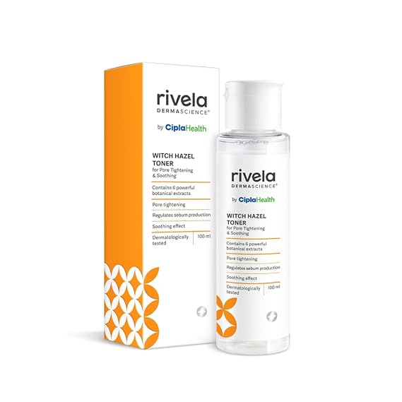 Rivela Dermascience Witch Hazel Face Toner 100 ML by Cipla