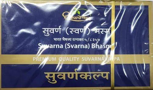 Dhootapapeshwar Suvarna Bhasma Premium 10 Tablets | Ayurvedic Gold Rasayana (Prescription Use)