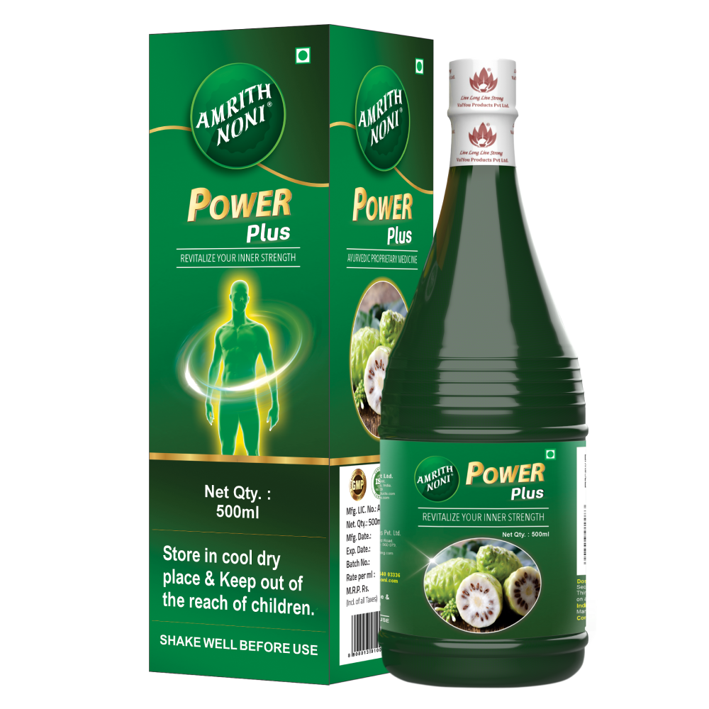 Amrith Noni Power Plus | 500 ml | Ayurvedic Immunity & Energy Tonic