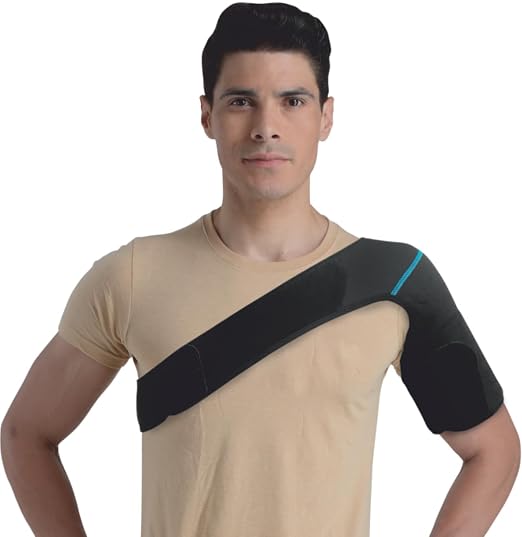 Flamingo Neoprene Shoulder Support Brace Special Size | Adjustable Compression Brace for Rotator Cuff Injury, Shoulder Dislocation & Pain Relief