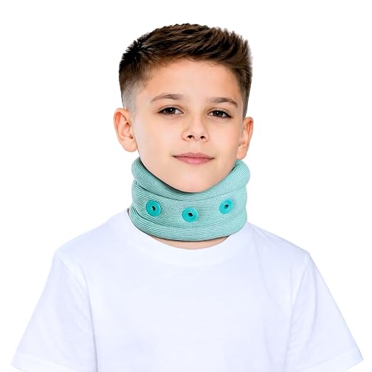 Flamingo Pediatric Soft Cervical Collar Size L | Kids Neck Brace for Cervical Support, Neck Pain Relief & Spine Immobilization