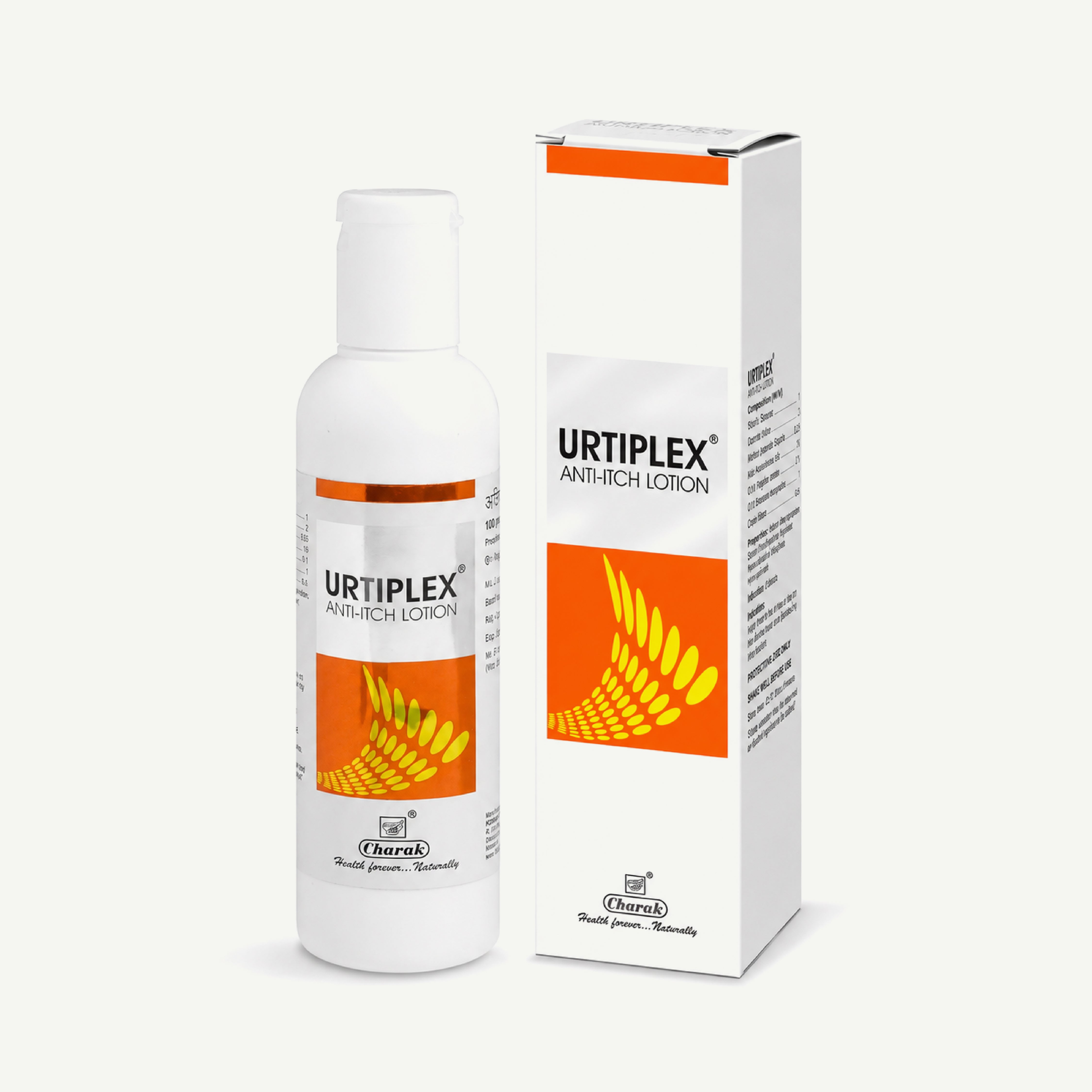 Charak Urtiplex Anti-Itch Lotion 100ml | Ayurvedic Soothing Skin Relief