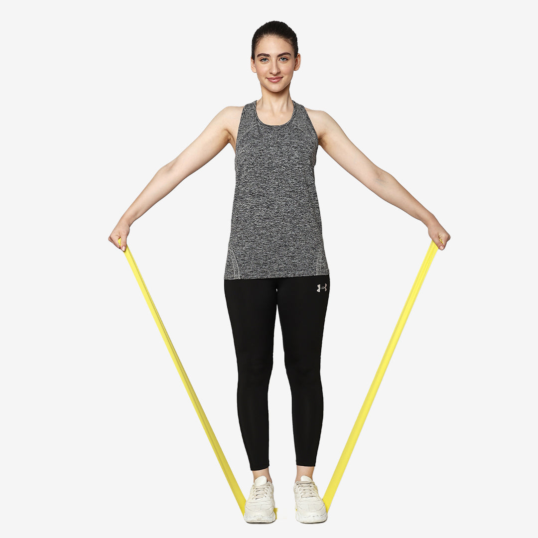 Flamingo Premium Exercise Band – Light Yellow | Resistance & Physiotherapy Exercise Band