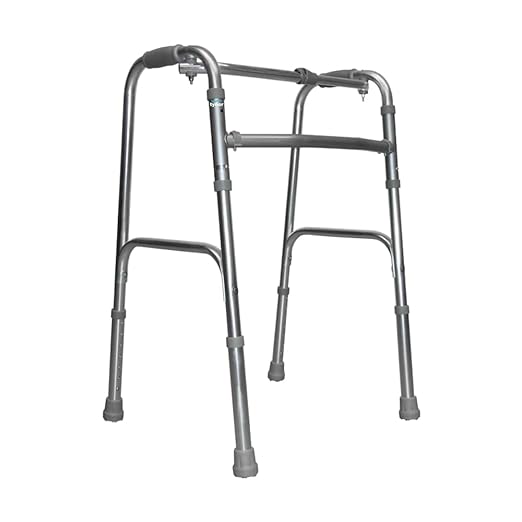 Tynor Walker All Pods | Folding Walking Frame with Four Anti-Slip Pods for Elderly & Rehabilitation