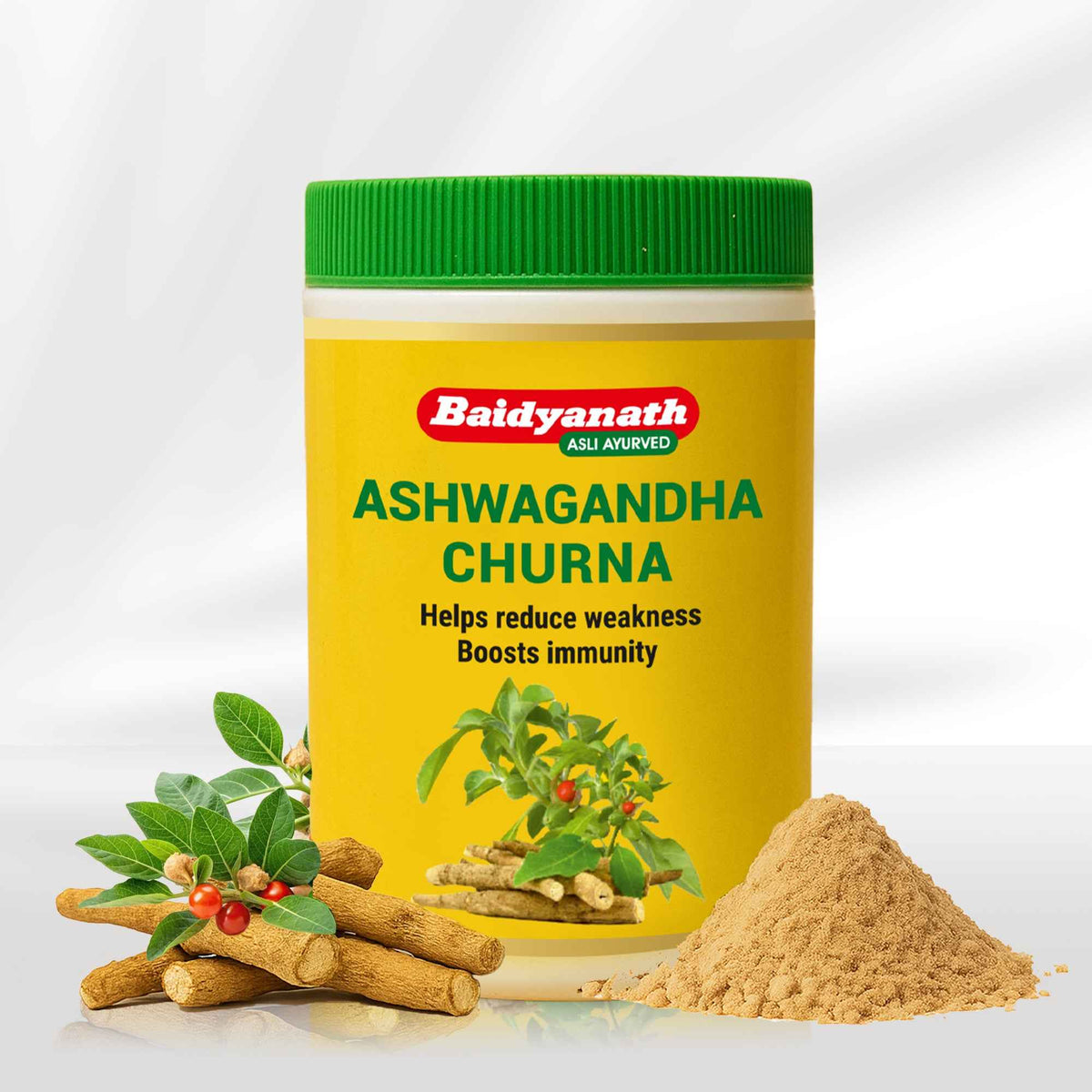 Baidyanath Ashwagandha Churna 100 g | Ayurvedic Strength, Energy & General Wellness Support