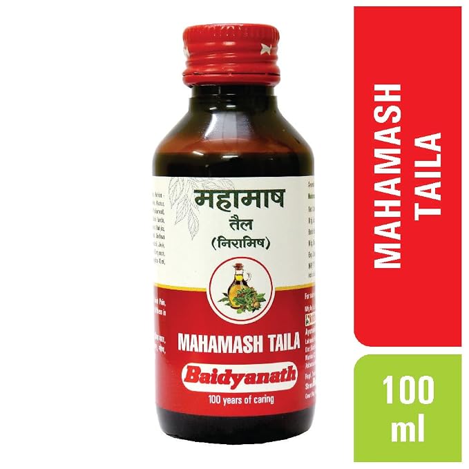 Baidyanath Asli Ayurved Mahamash Niramish Oil 100 ml | Ayurvedic Joint & Muscle Massage Oil