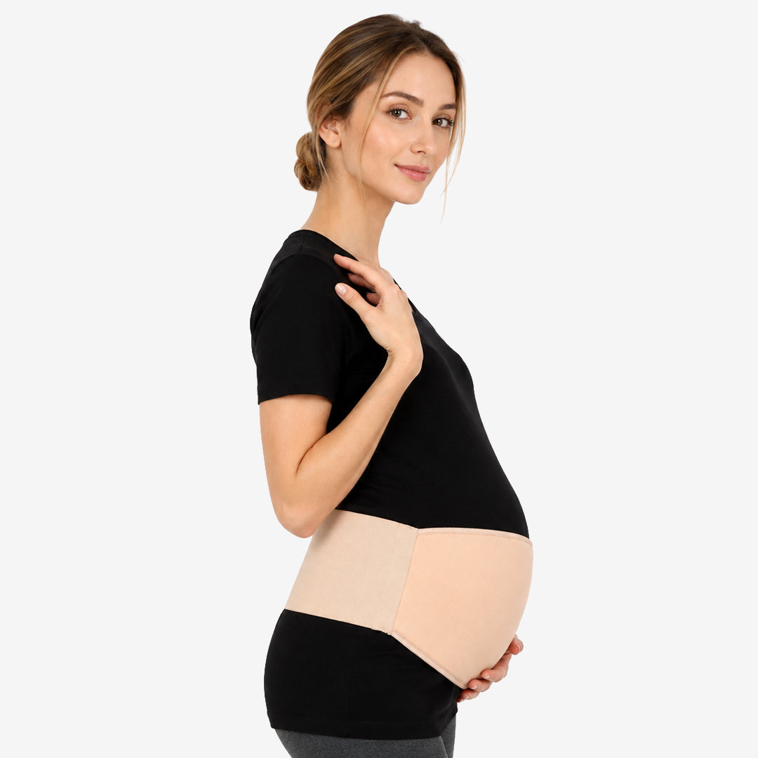 Flamingo Maternity Belt Size M | Pregnancy Support Belt for 3rd Trimester | Belly, Lower Back & Pelvic Support | Orthopedic Abdominal Support Belt