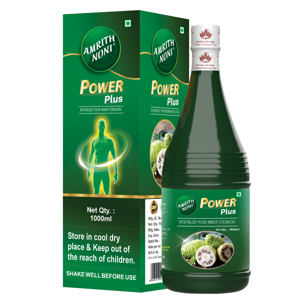 Amrith Noni Power Plus | 1000 ml | Ayurvedic Immunity & Energy Tonic