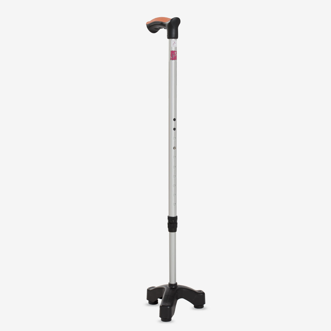 Flamingo Tripod Walking Stick | Adjustable Aluminum Tripod Cane with 3-Leg Anti-Slip Base | Mobility Aid for Elderly, Rehabilitation & Balance Support