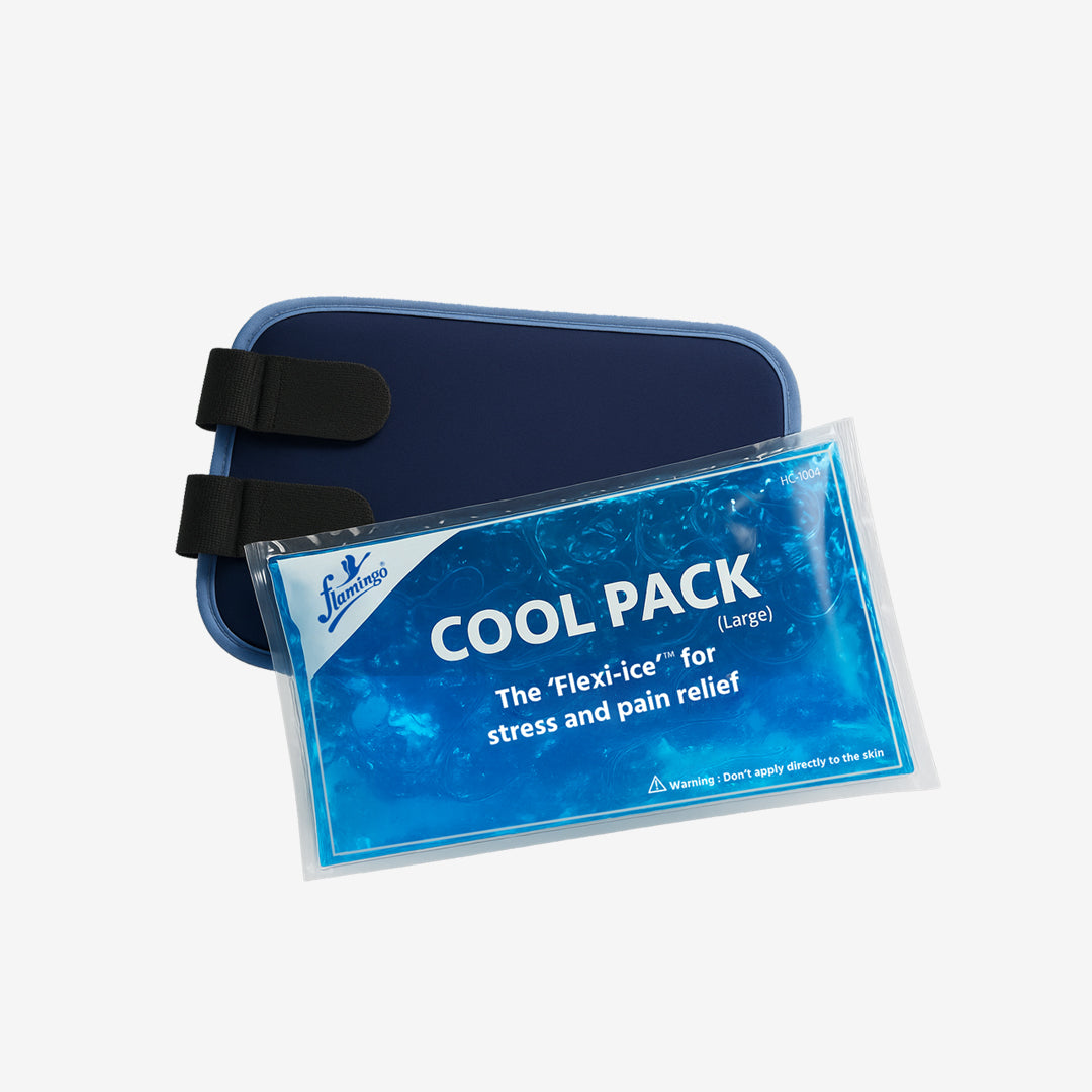 Flamingo Cool Wrap | Reusable Cold Therapy Wrap for Pain, Swelling, Sprains, Strains & Muscle Soreness | Flexible Gel Cold Compress