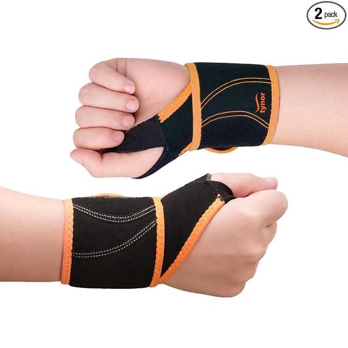 Tynor Wrist Support with Thumb Loop | Adjustable Wrist Brace for Pain Relief, Sprains & Tendonitis