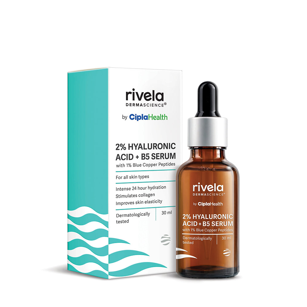 Rivela Dermascience 2% Hyaluronic Acid + B5 Serum | Hydrating Face Serum