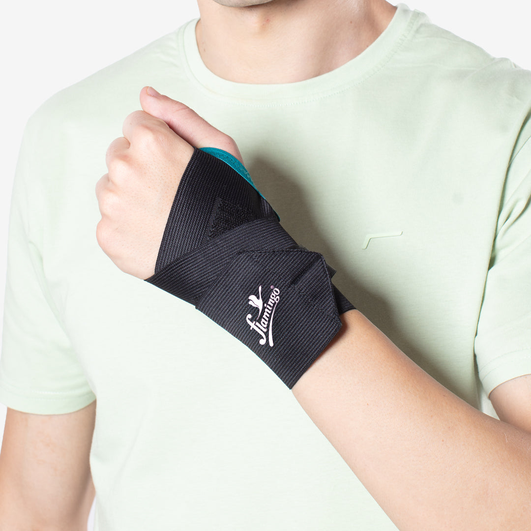 Flamingo Wrist Brace | Adjustable Wrist Support Brace for Wrist Pain, Sprains, Carpal Tunnel Syndrome, Tendonitis & Sports Injuries | Universal Size
