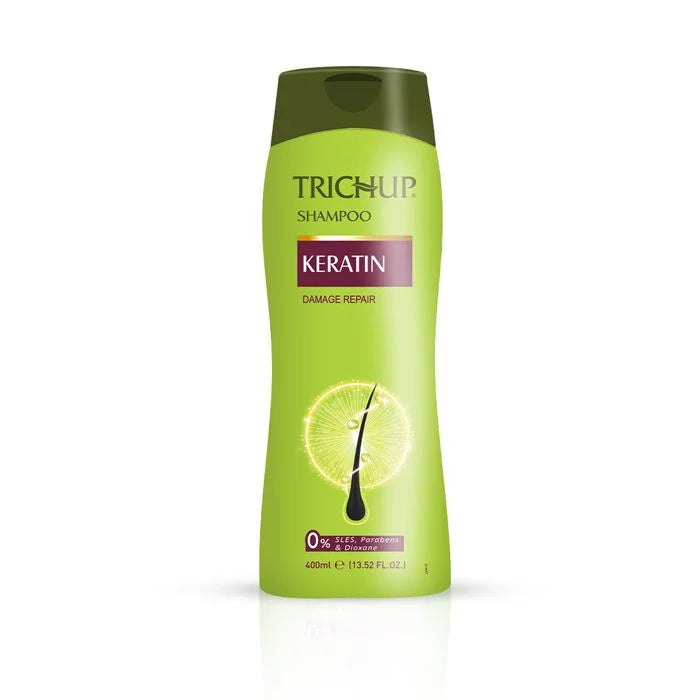 Trichup Keratin Hair Shampoo 400 ML | Keratin-Enriched Shampoo for Hair Strength & Smoothness
