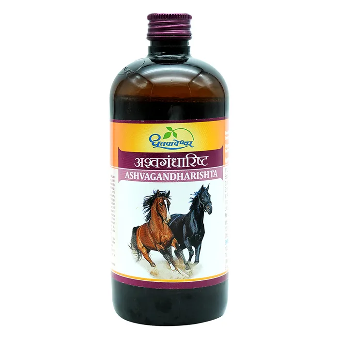 Shree Dhootapapeshwar Ashwagandharishta 450 ML | Ayurvedic Stress & Vitality Tonic