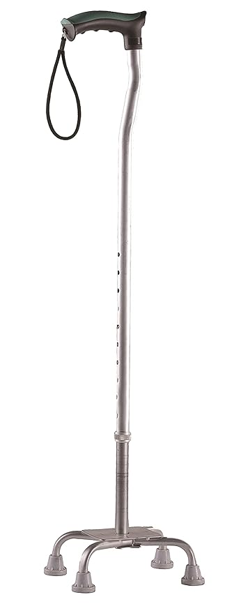Tynor Walking Stick Quadripod – 4-Point Base Walking Aid for Enhanced Stability