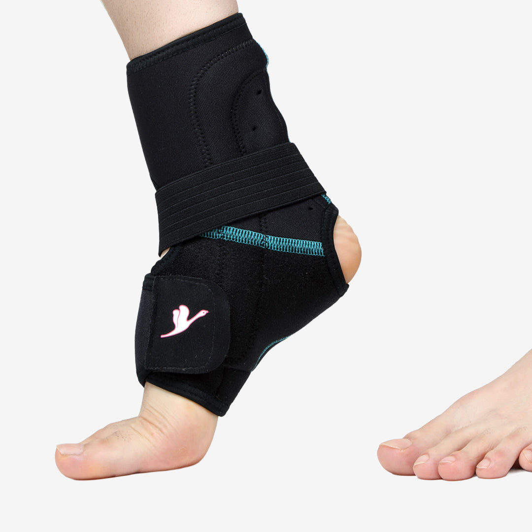 Flamingo Adjustable Ankle Support (Neoprene) | Adjustable Compression Ankle Brace for Sprains, Ligament Injuries, Sports, Arthritis & Pain Relief | Universal Size