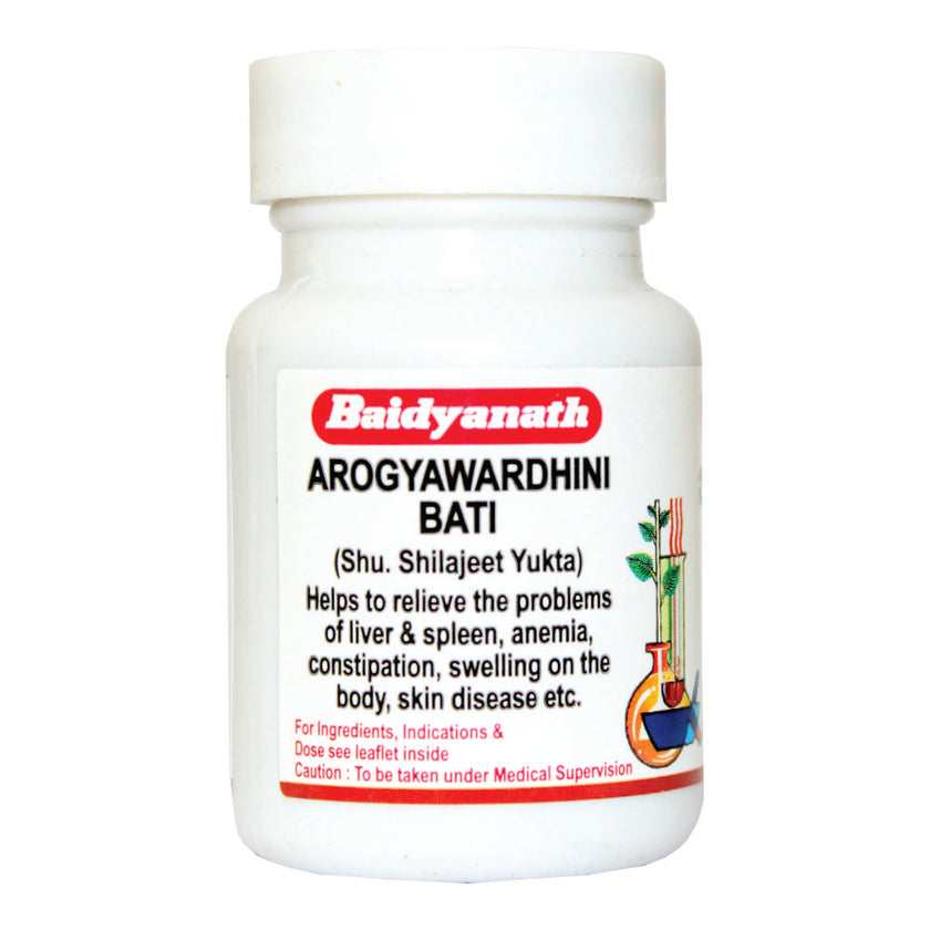 Baidyanath Asli Ayurved Arogyavardhini Bati | Ayurvedic Liver, Digestive & Metabolic Wellness Support