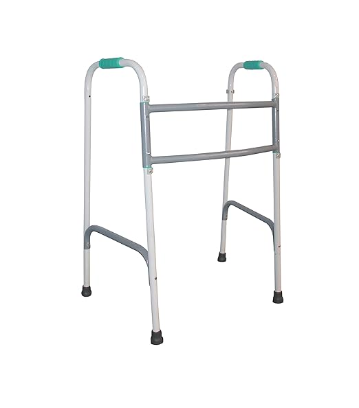 Tynor Walker Ergo | Ergonomic Folding Walking Frame with Comfortable Hand Grips for Elderly & Rehabilitation