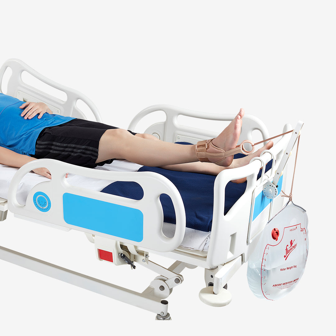 Flamingo Ankle Traction Kit (Non-Adhesive) | Orthopaedic Ankle Traction Support for Controlled Limb Traction & Positioning