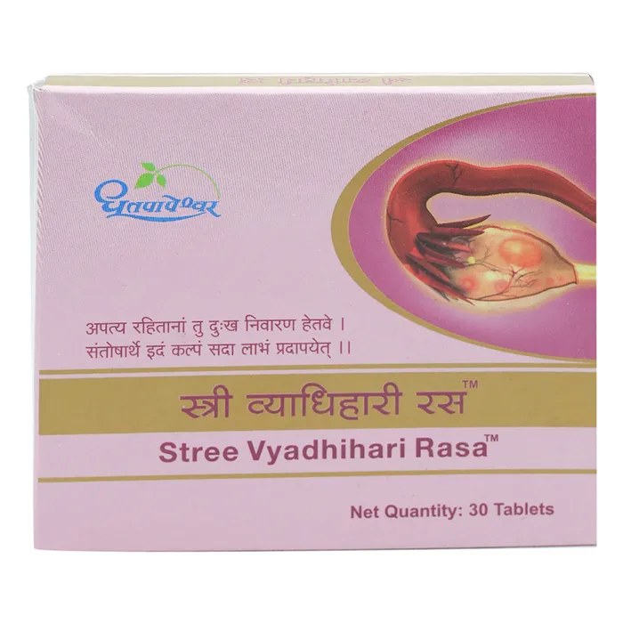 Dhootapapeshwar Stree Vyadhihari Rasa 30 Tablets | Ayurvedic Women's Reproductive Wellness