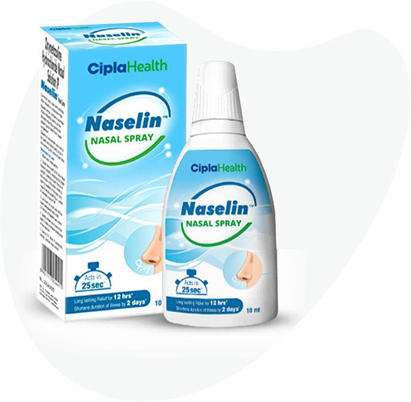 Naselin Nasal Spray | Nasal Congestion & Blocked Nose Relief