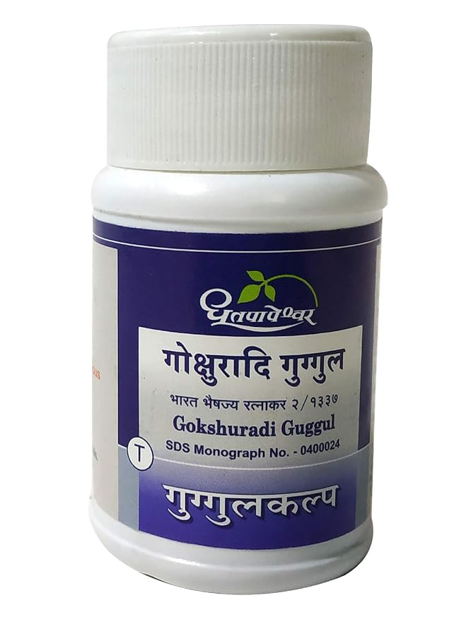 Shree Dhootapapeshwar Gokshuradi Guggulu 60 Tabs | Ayurvedic Urinary & Joint Support