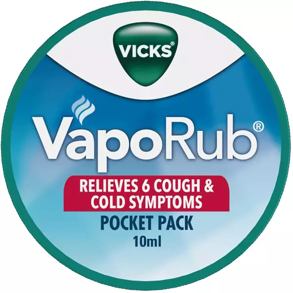 Vicks VapoRub 10 ml | Topical Vapor Rub for Cold & Congestion Comfort