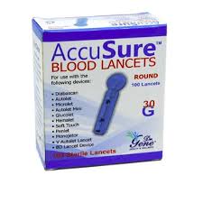AccuSure Universal Blood Lancets 30G