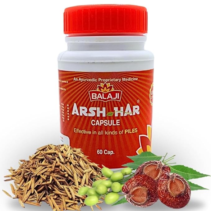 Balaji Arsh-Har Capsules 60 Capsules | Ayurvedic Piles & Fissure Support