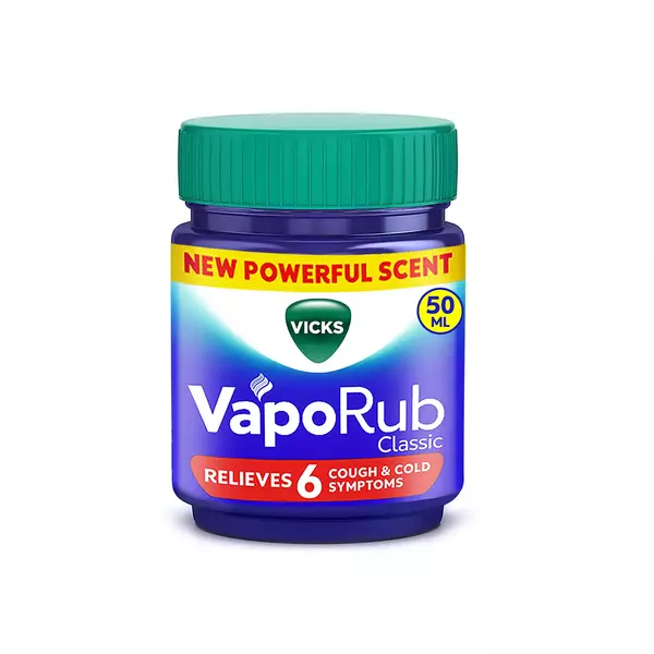 Vicks VapoRub 50 ml | Topical Vapor Rub for Cold & Congestion Comfort
