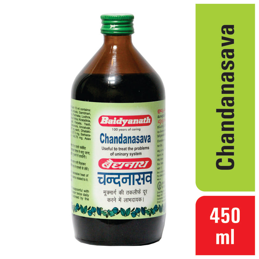Baidyanath Chandanasav 450 ml | Ayurvedic Urinary & Digestive Wellness Support